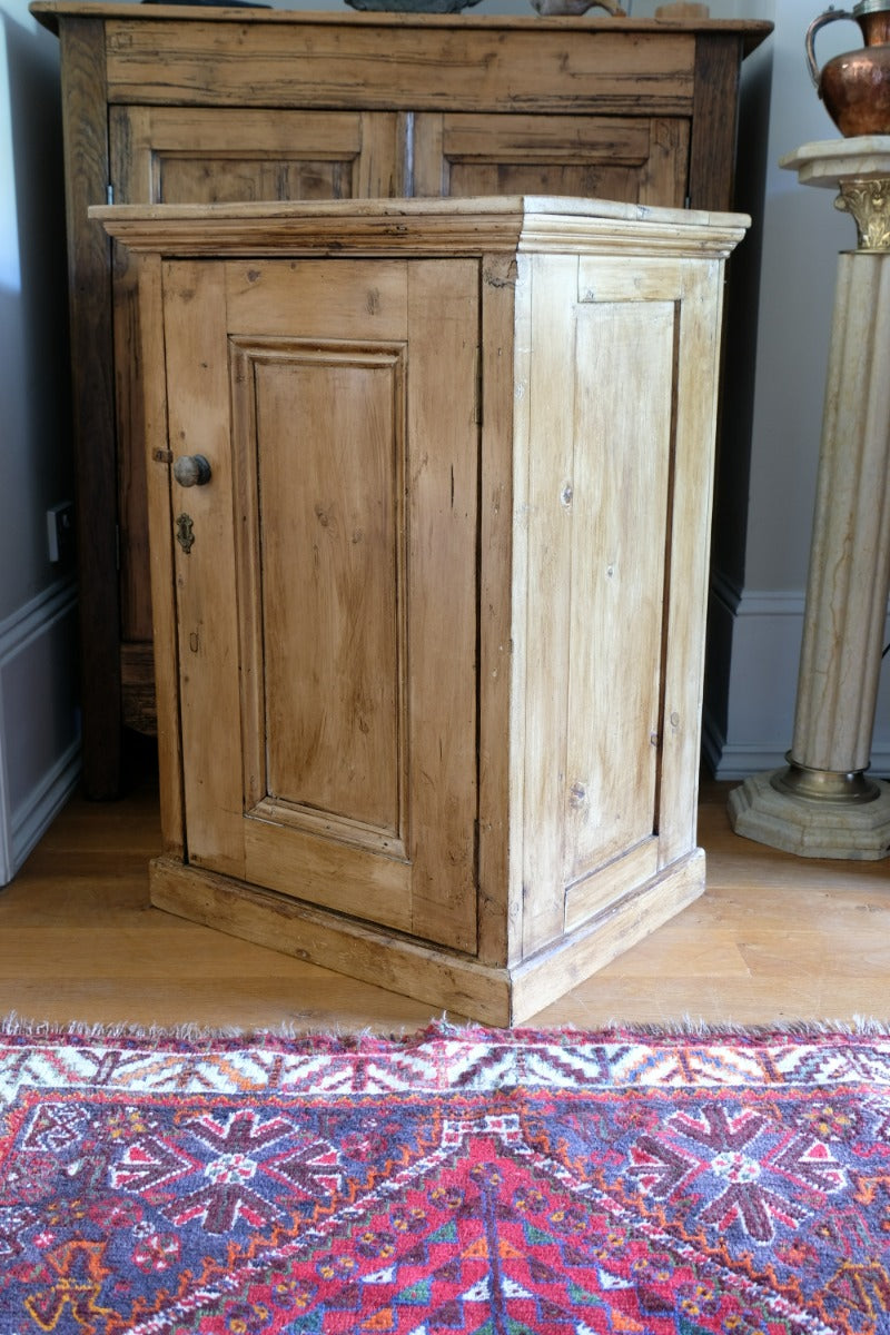 Vintage Pine Cupboard With Single Door