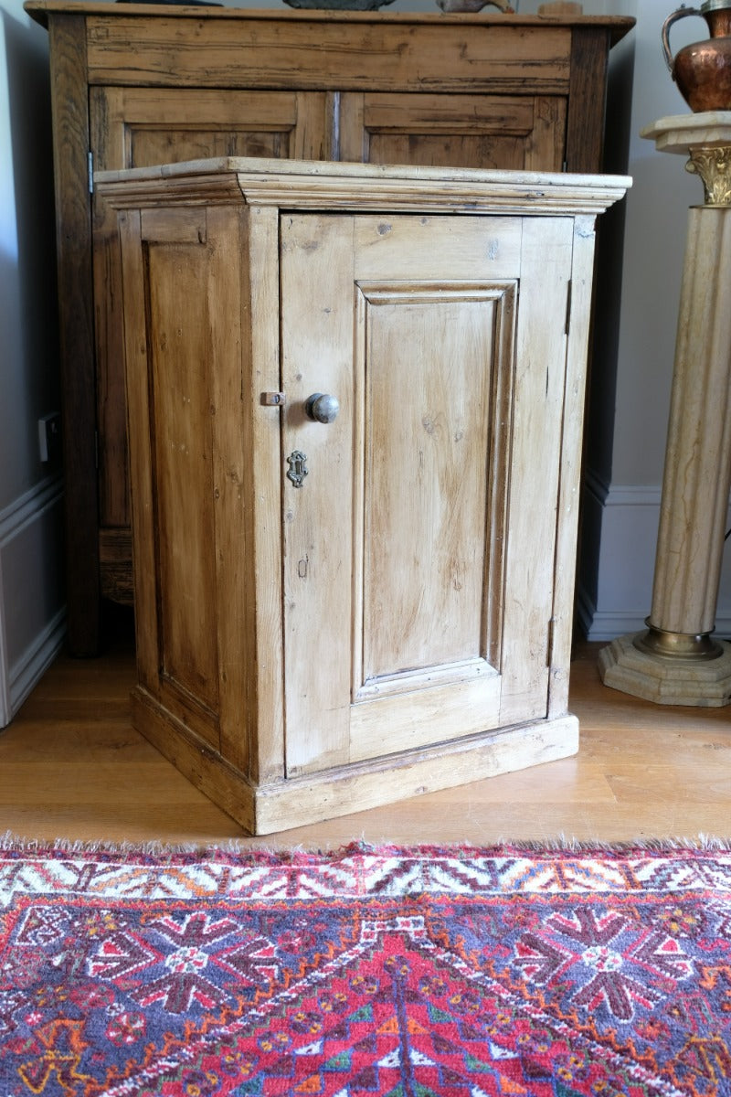 Vintage Pine Cupboard With Single Door