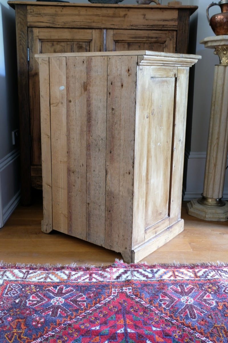 Vintage Pine Cupboard With Single Door