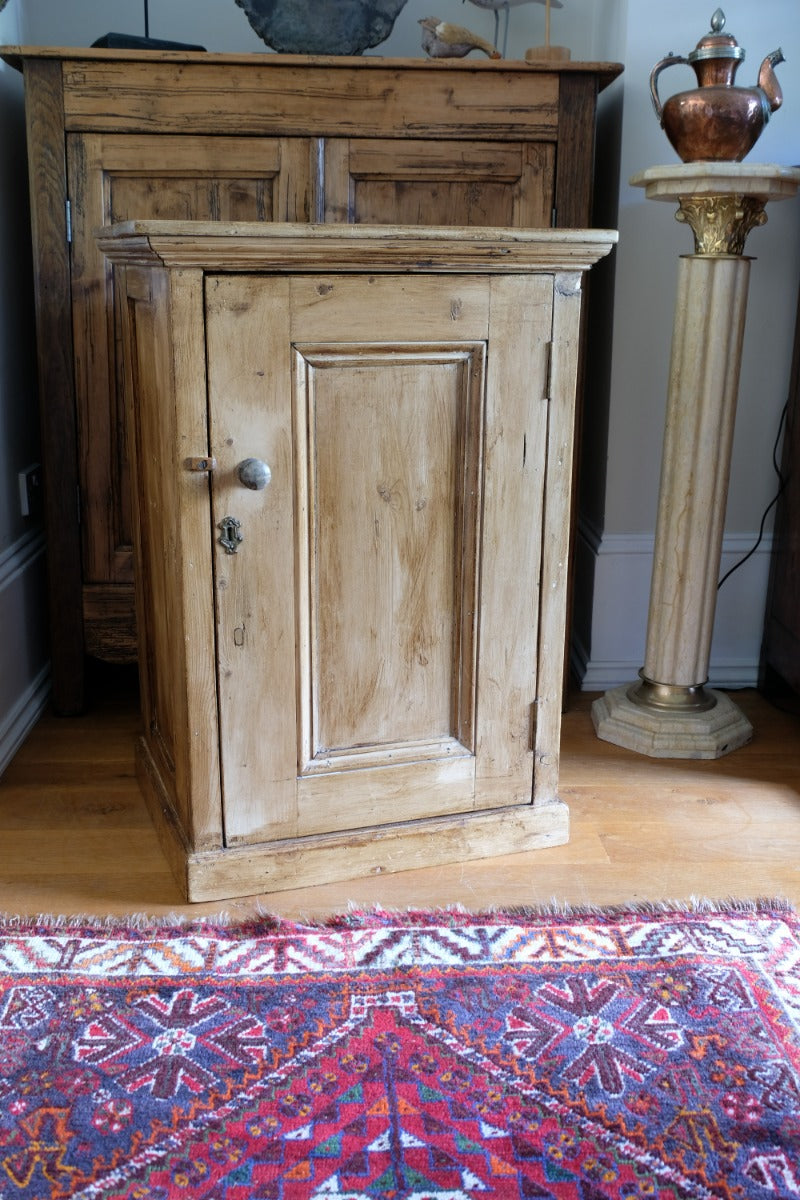 Vintage Pine Cupboard With Single Door