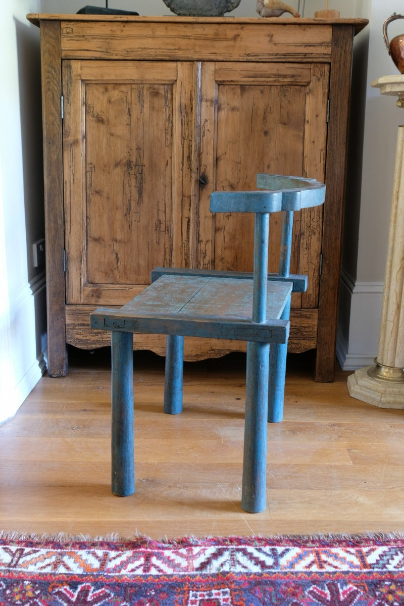 Provincial Chinese Painted Bow Back Chair