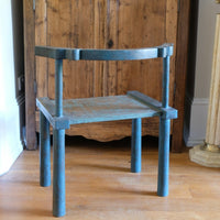 Provincial Chinese Painted Bow Back Chair