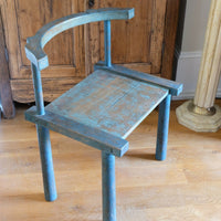 Provincial Chinese Painted Bow Back Chair