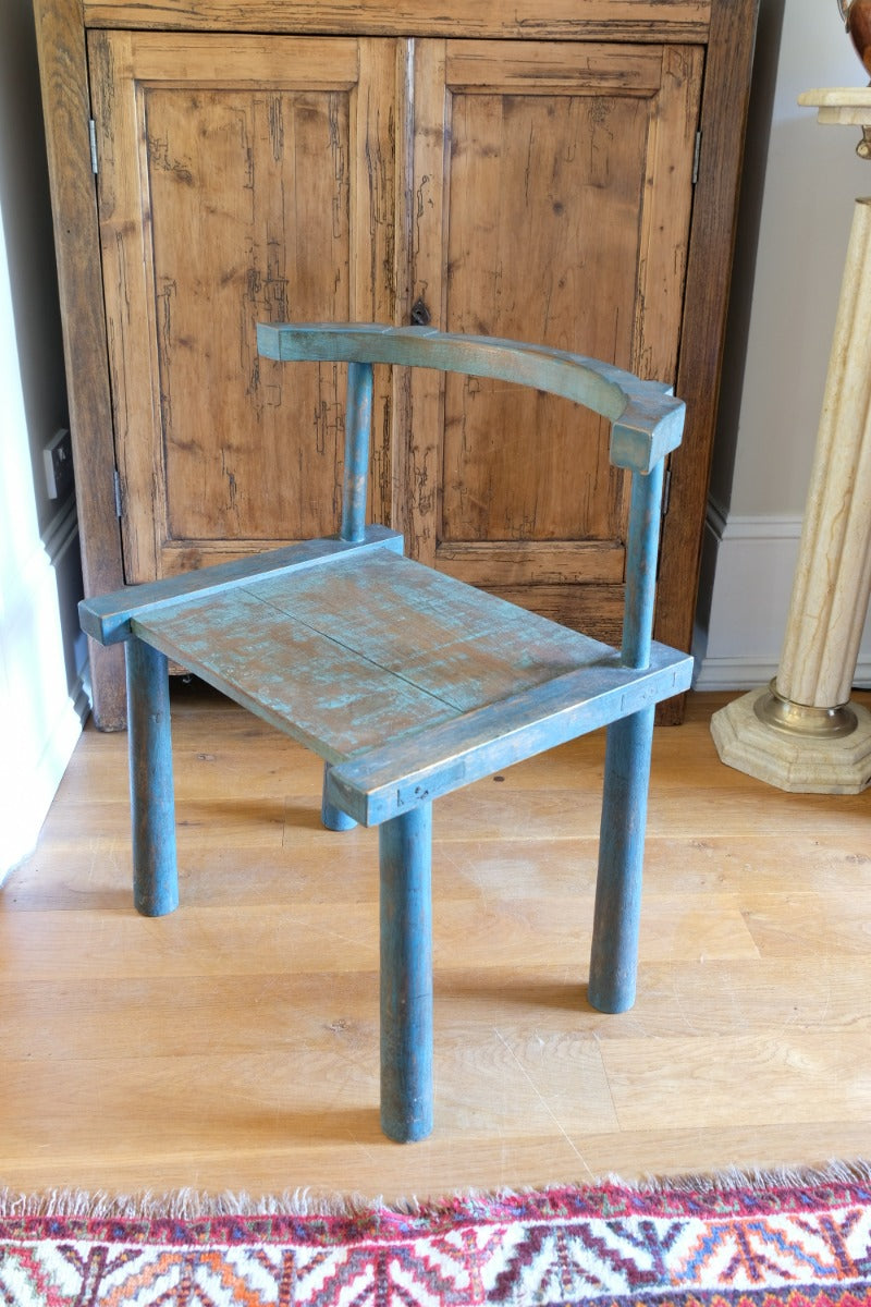 Provincial Chinese Painted Bow Back Chair