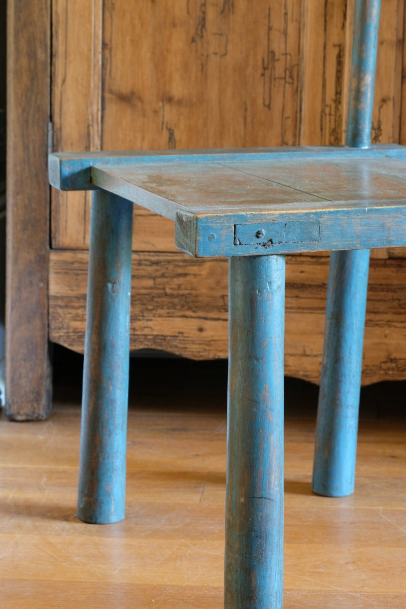 Provincial Chinese Painted Bow Back Chair