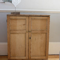Early 19th Century English Pine Cupboard with Four Panel Doors