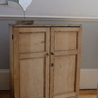 Early 19th Century English Pine Cupboard with Four Panel Doors