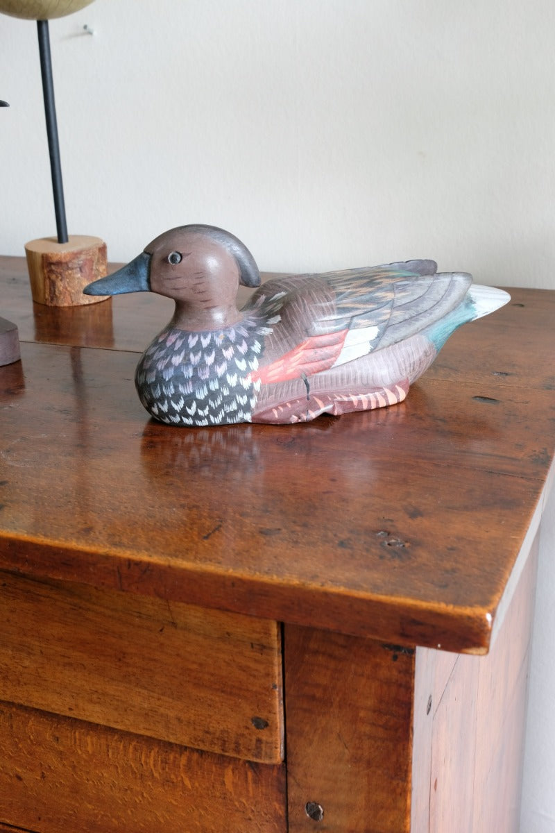 Hand Painted Vintage Folk Art Decoy Duck 1001809