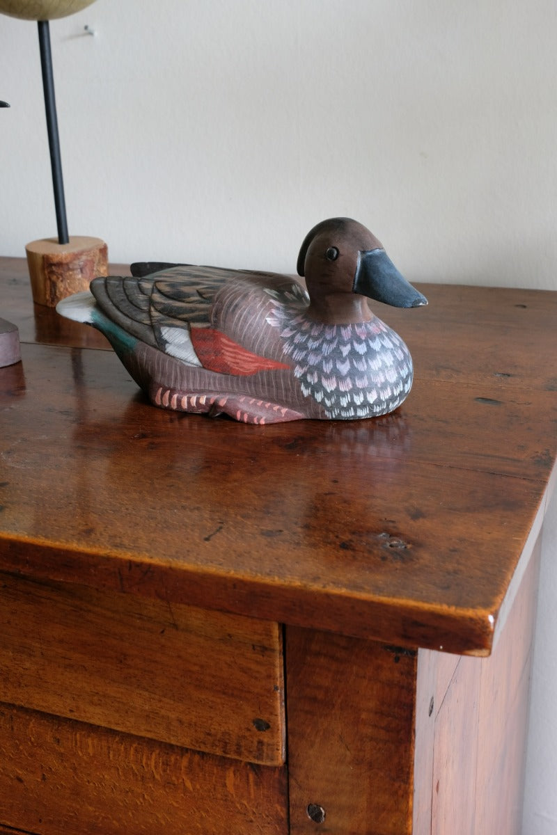 Hand Painted Vintage Folk Art Decoy Duck 1001809