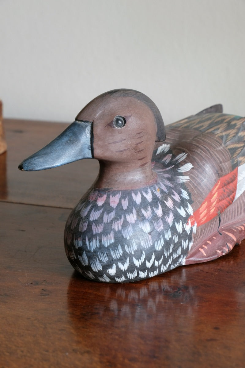 Hand Painted Vintage Folk Art Decoy Duck 1001809