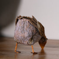 Hand Carved And Decorated Bird Using Straw 1001863