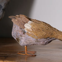 Hand Carved And Decorated Bird Using Straw 1001863