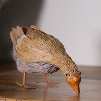 Hand Carved And Decorated Bird Using Straw 1001863