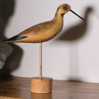 Folk Art Decorative Bird Carved & Painted 1001862