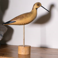 Folk Art Decorative Bird Carved & Painted 1001862