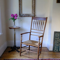 Stamped upright  on a Philip Clissett Spindle Back Armchair Herefordshire Circa 1890