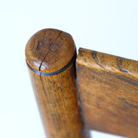 Stamped upright  on a Philip Clissett Spindle Back Armchair Herefordshire Circa 1890