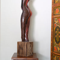 Terracotta Sculpture Of Female Form By Sophie Howard