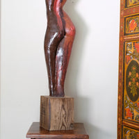 Terracotta Sculpture Of Female Form By Sophie Howard