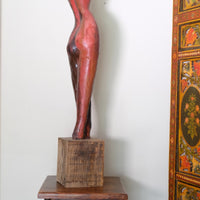 Terracotta Sculpture Of Female Form By Sophie Howard