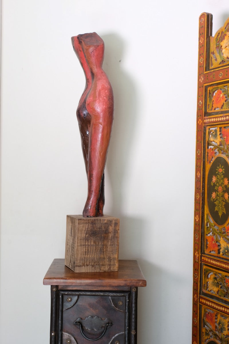 Terracotta Sculpture Of Female Form By Sophie Howard