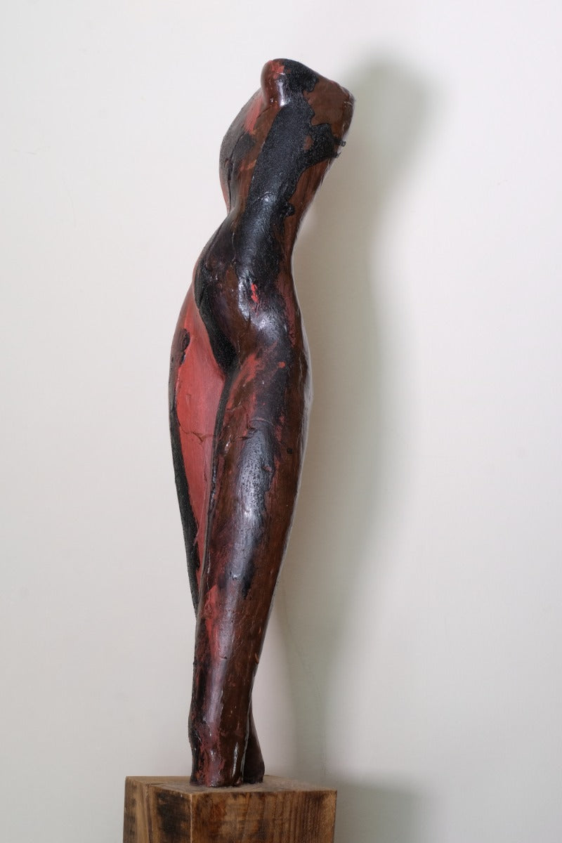 Terracotta Sculpture Of Female Form By Sophie Howard