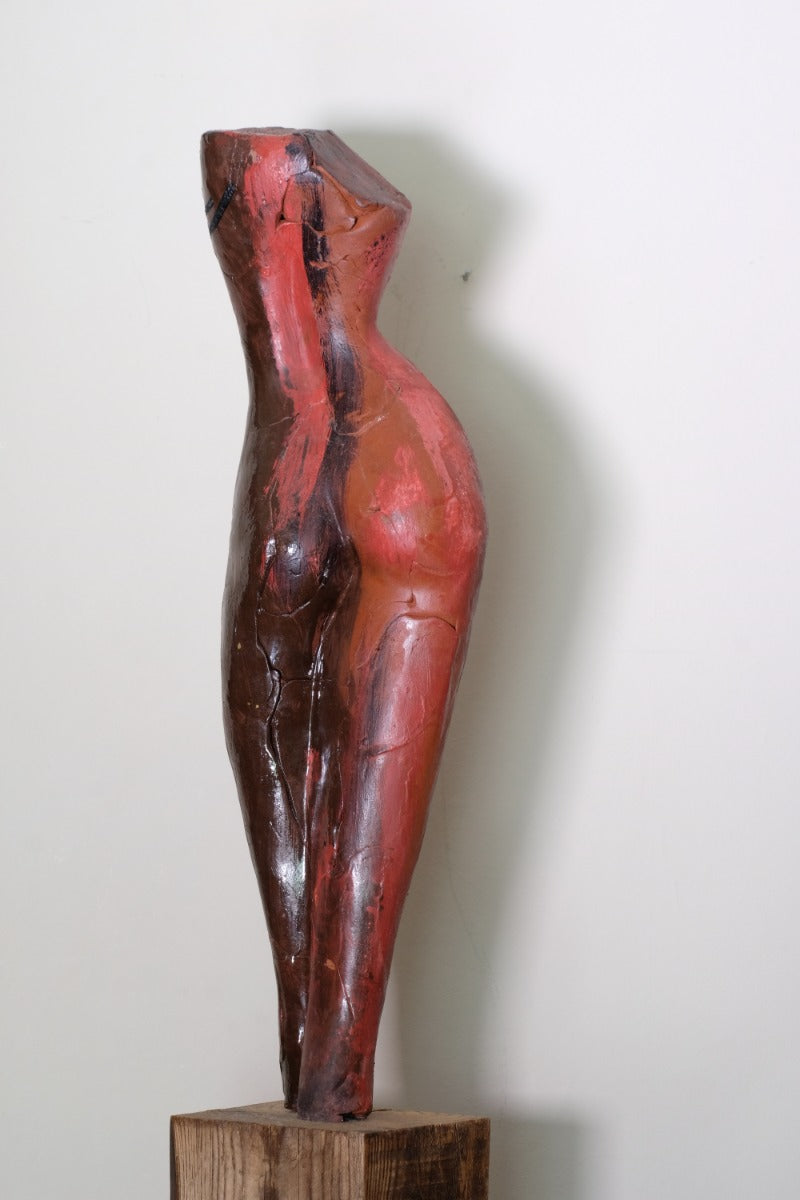 Terracotta Sculpture Of Female Form By Sophie Howard