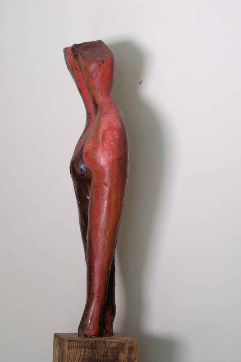 Terracotta Sculpture Of Female Form By Sophie Howard