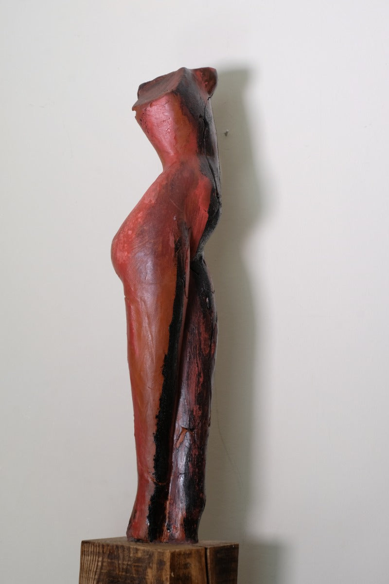 Terracotta Sculpture Of Female Form By Sophie Howard