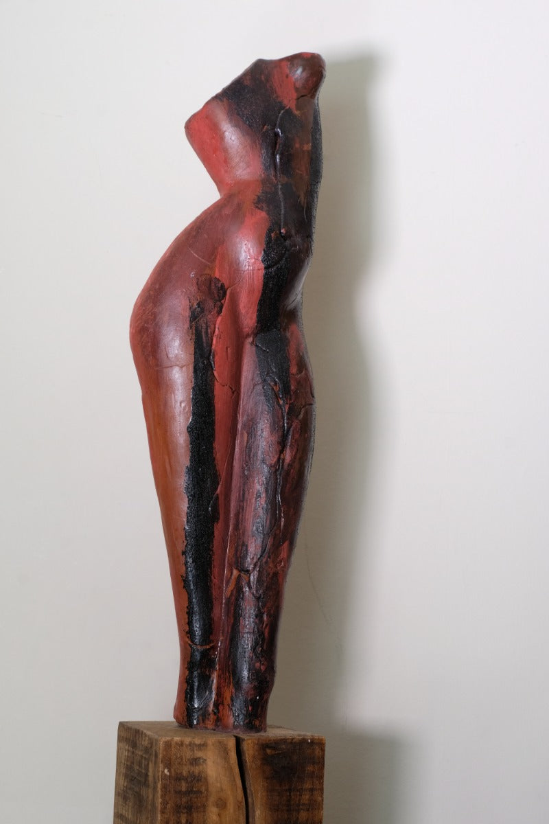 Terracotta Sculpture Of Female Form By Sophie Howard