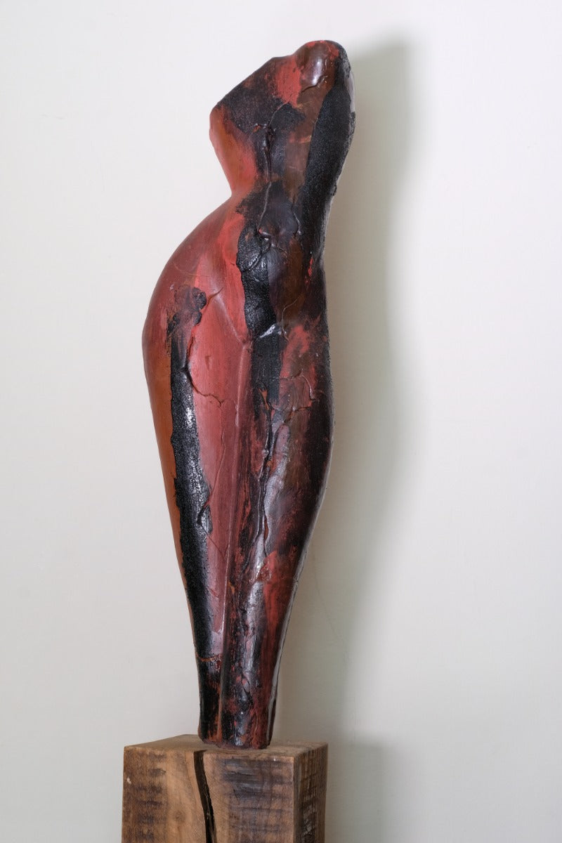 Terracotta Sculpture Of Female Form By Sophie Howard