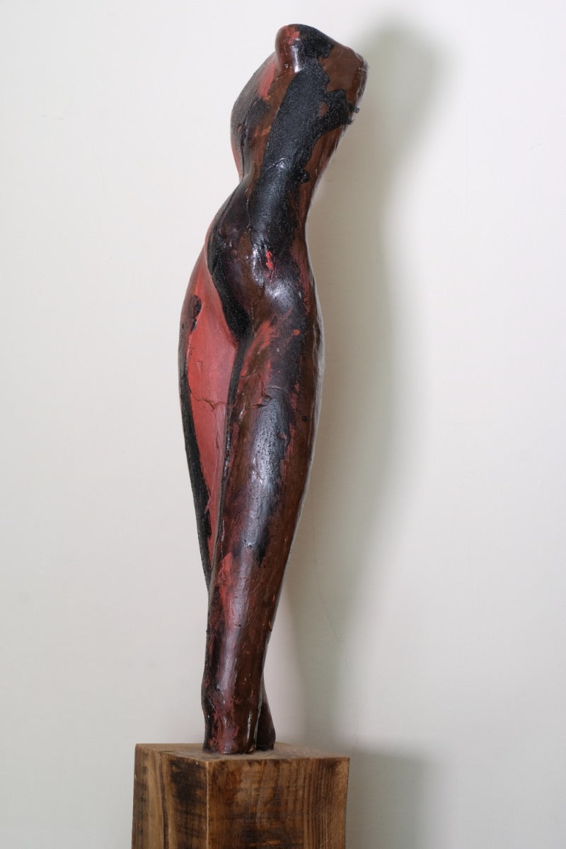 Terracotta Sculpture Of Female Form By Sophie Howard