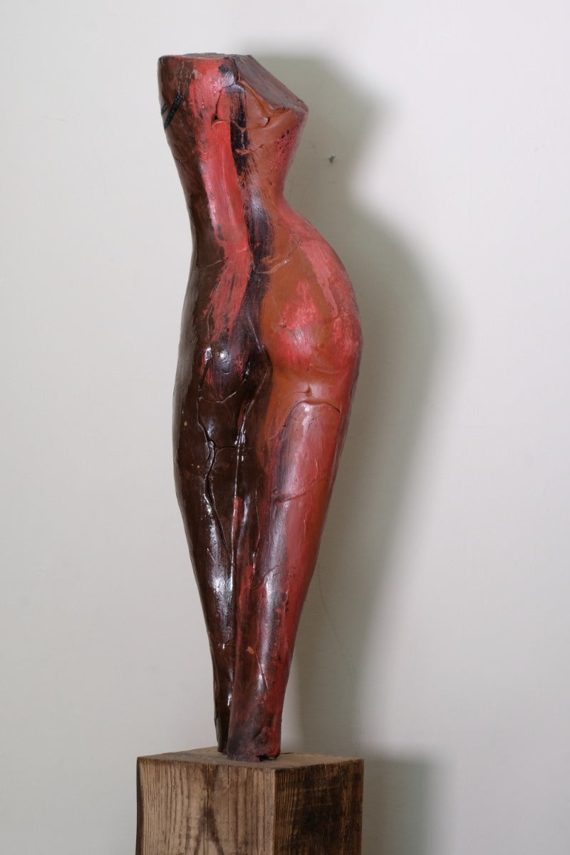 Terracotta Sculpture Of Female Form By Sophie Howard