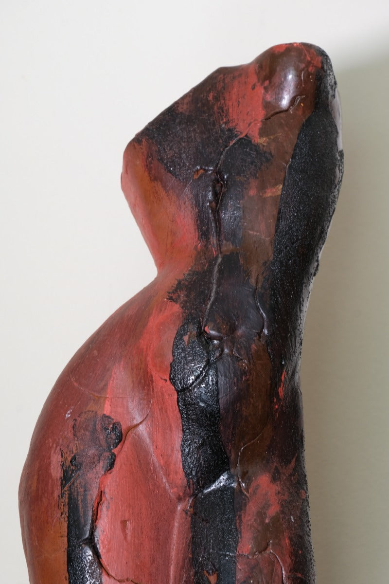 Terracotta Sculpture Of Female Form By Sophie Howard