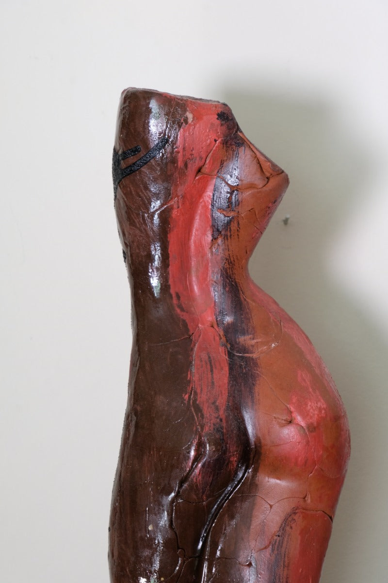 Terracotta Sculpture Of Female Form By Sophie Howard