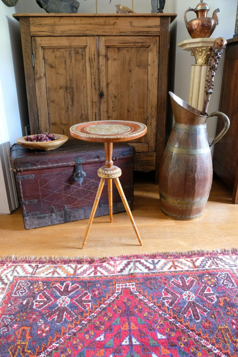 Islamic Style Inlaid Lace Makers Candle Table