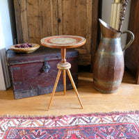 Islamic Style Inlaid Lace Makers Candle Table