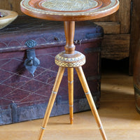 Islamic Style Inlaid Lace Makers Candle Table