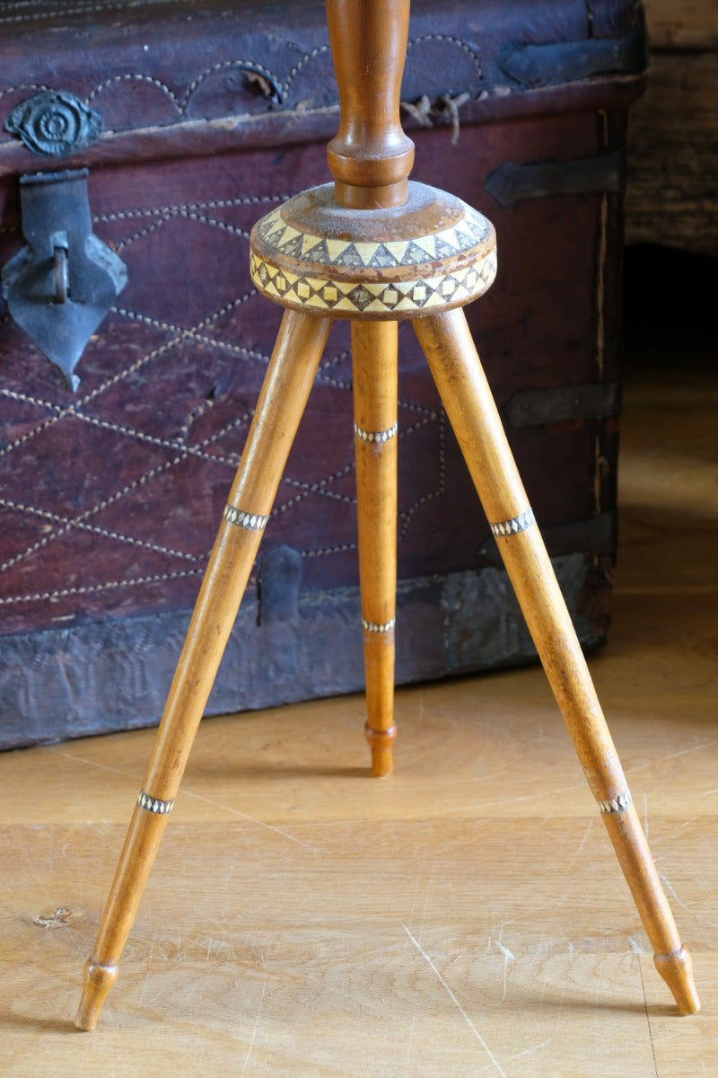 Islamic Style Inlaid Lace Makers Candle Table