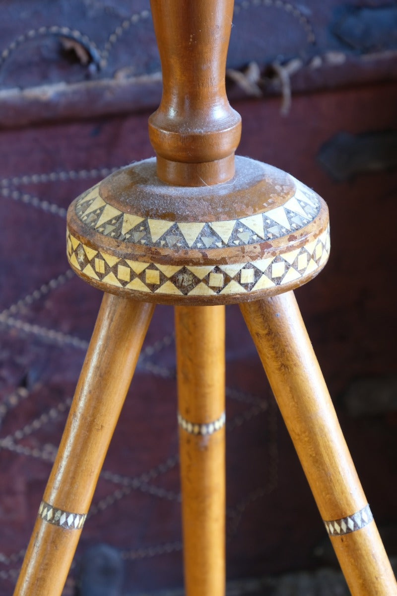 Islamic Style Inlaid Lace Makers Candle Table