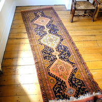 Different light on an Antique North-West Persian Village Hall Runner | Heriz District c.1930–1950