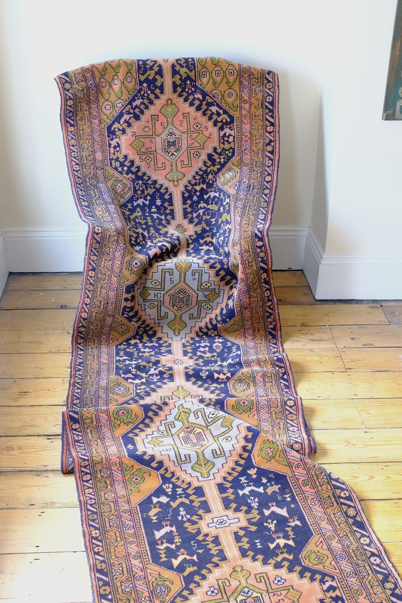 Antique North-West Persian Village Hall Runner | Heriz District c.1930–1950