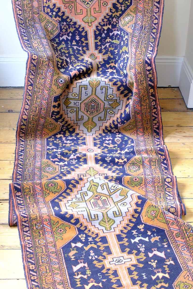 Antique North-West Persian Village Hall Runner | Heriz District c.1930–1950