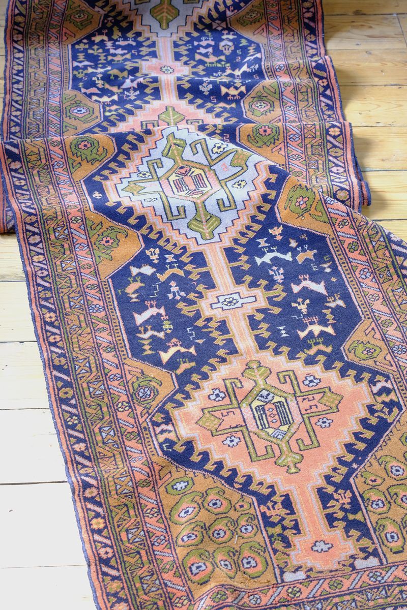 Antique North-West Persian Village Hall Runner | Heriz District c.1930–1950