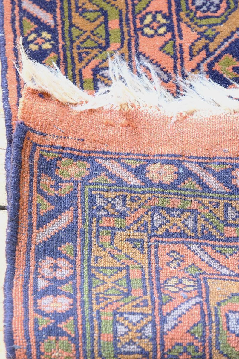 underside - Antique North-West Persian Village Hall Runner | Heriz District c.1930–1950