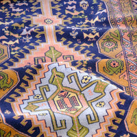 Original flatwoven kilim end of an antique North-West Persian village runner