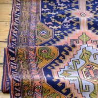 Original wrapped selvedge on an antique North-West Persian village runner