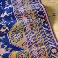 Original wrapped selvedge on an antique North-West Persian village runner