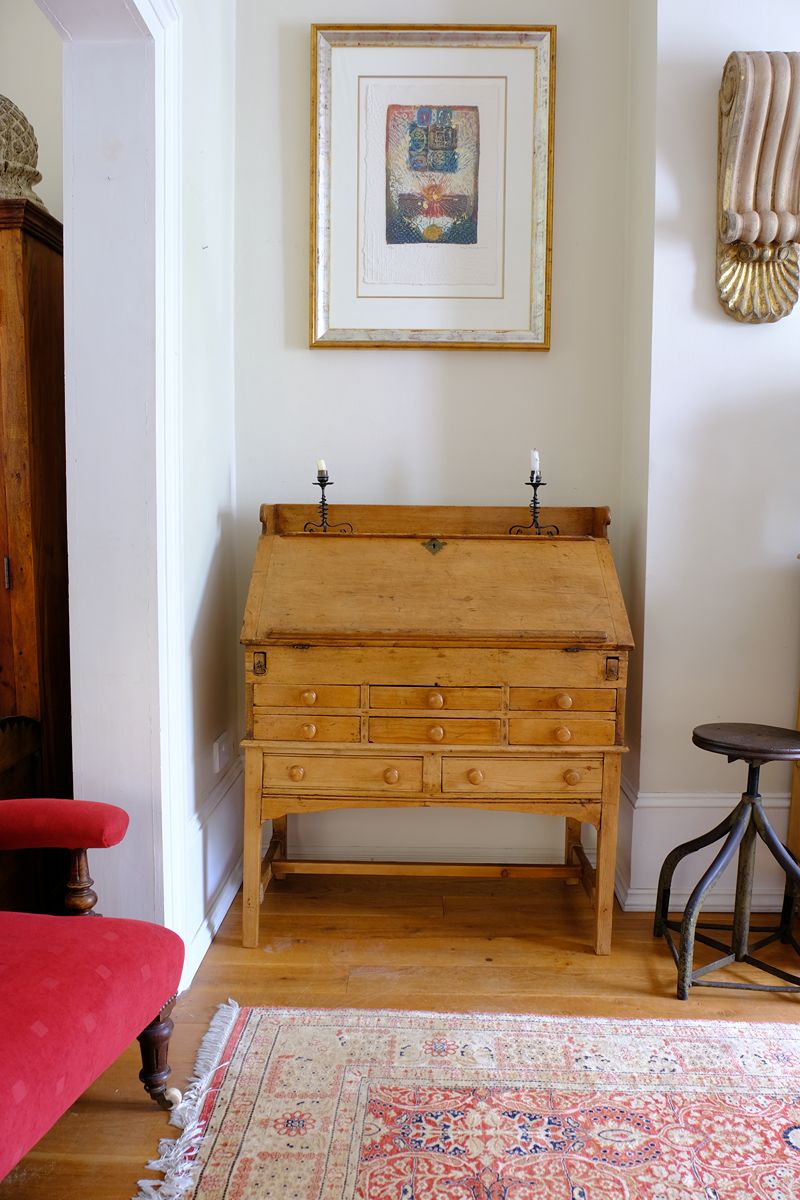 Early 19th Century Georgian Pine Fall-Front Writing Bureau Desk c.1820–1840
