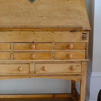 Early 19th Century Georgian Pine Fall-Front Writing Bureau Desk c.1820–1840